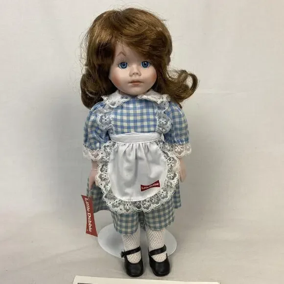 Vintage Little Debbie 30th Anniversary Porcelain Doll 1990 COA Dynasty Dolls 90s - Picture 5 of 14
